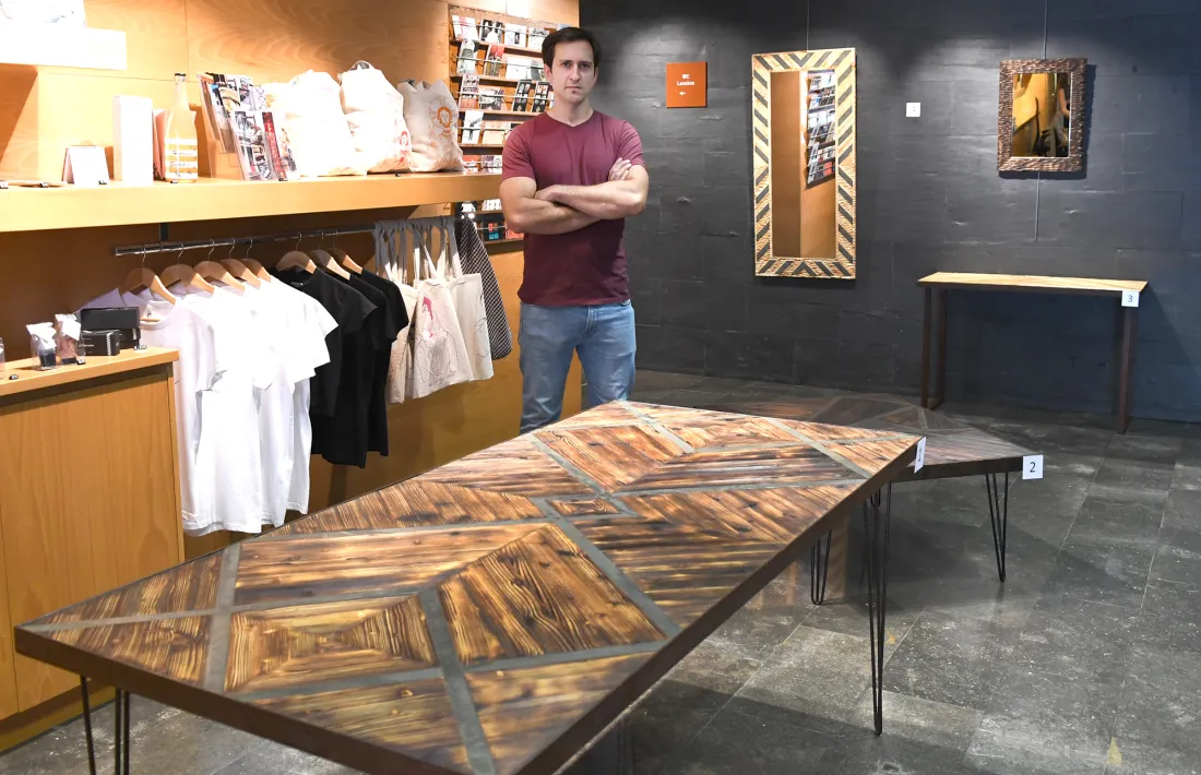 El jove artista andorrà Daniel Díaz.