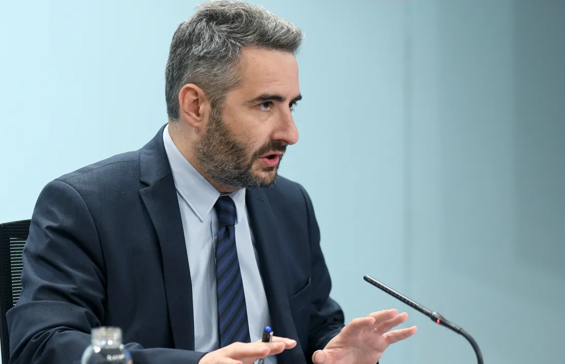 El titular de Finances i portaveu del Govern, Eric Jover, en la compareixença posterior al consell de ministres d'avui.