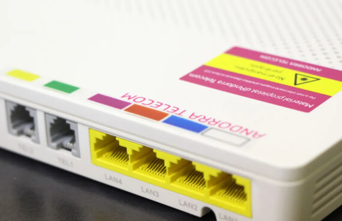 Un router d'Andorra Telecom.