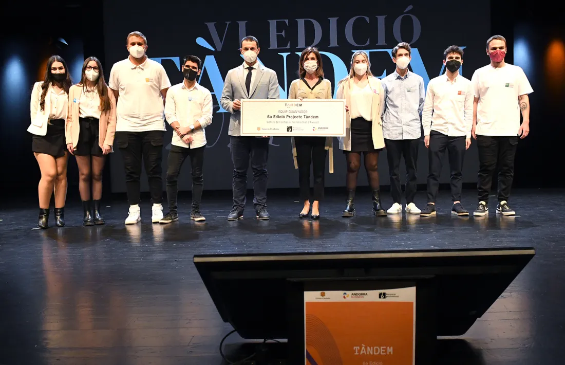 L'entrega de premis de la sisena edició del Projecte Tàndem.