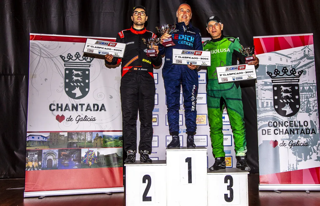 Gerard de la Casa, al calaix més alt del podi en la Pujada a Chantada.