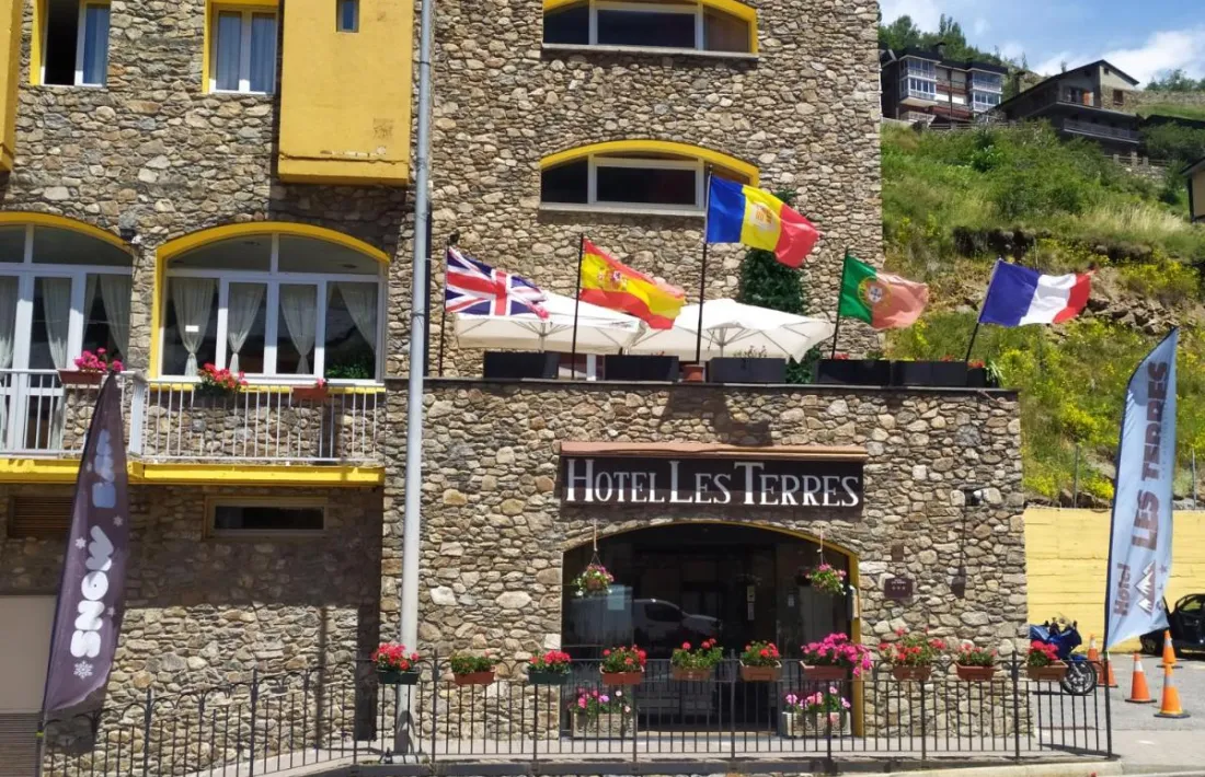  L’hotel Les Terres està situat a l’Aldosa, Canillo.
