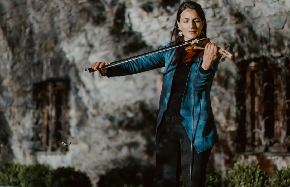 Mireia Clua, violinista i compositora.