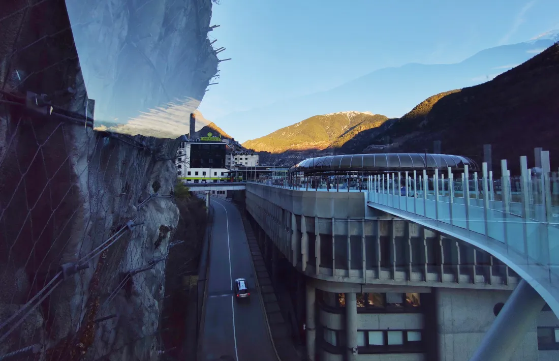 El carrer Doctor Vilanova d'Andorra la Vella. 