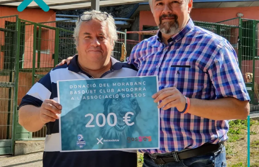 Morabanc Bàsquet Club Andorra ha donat 200 euros provinents de la recaptació del VideEsport.