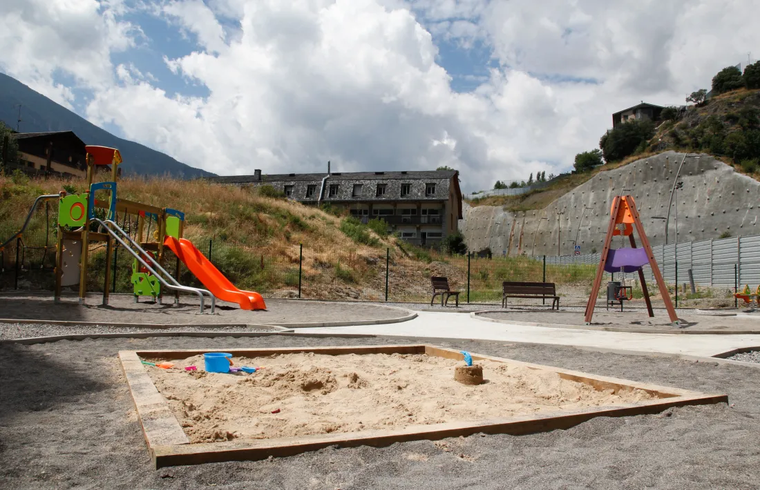 El parc infantil del Falgueró.