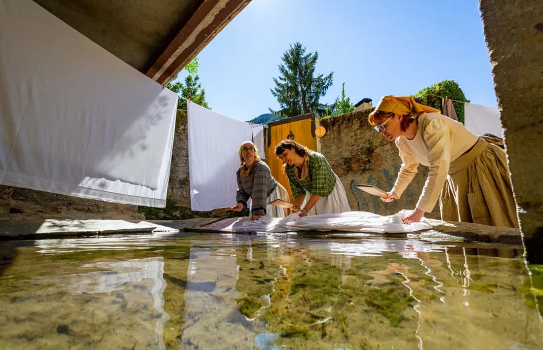 Una de les escenes de 'Turistes i banyistes' en una edició anterior.