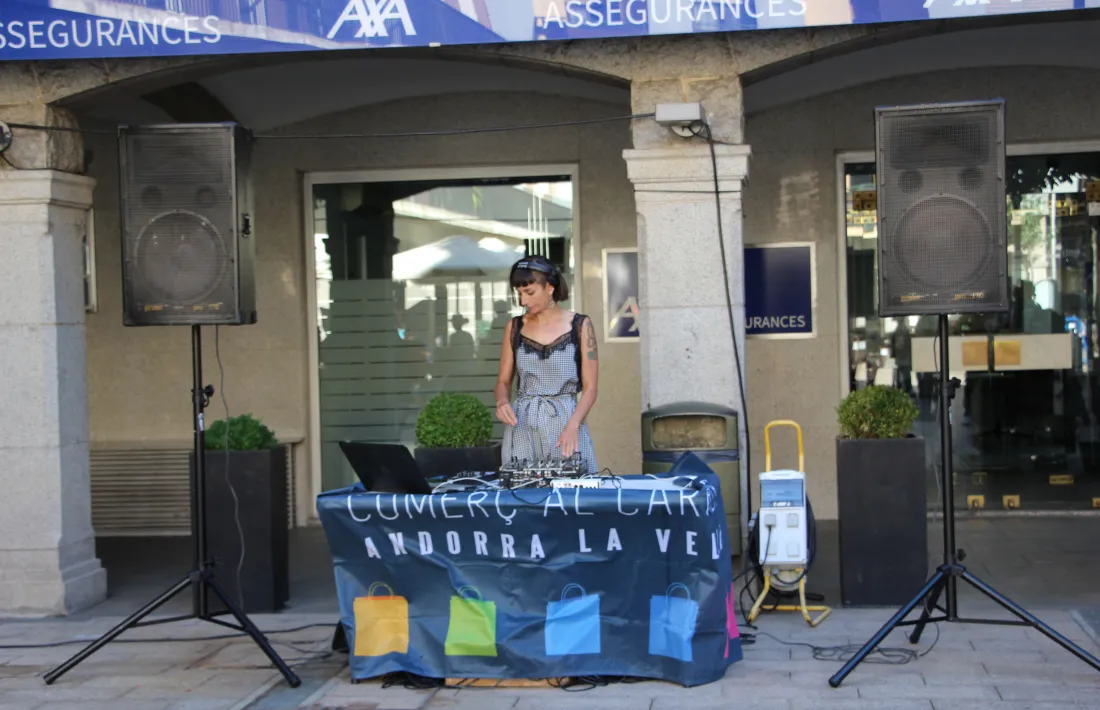 Una de les discjòqueis que va participar en el Concèntric en l’edició d’enguany.