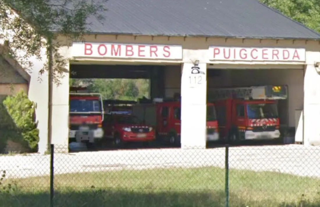Imatge de la caserna de bombers de Puigcerdà. 