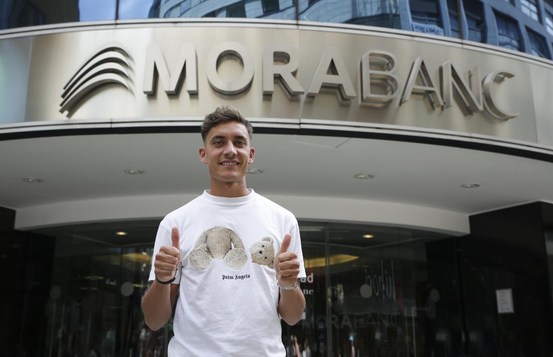 El lateral cedit per l’AQthletic Club, Alex Petxarroman arriba al Principat atret pel joc associatiu de l’FC Andorra.