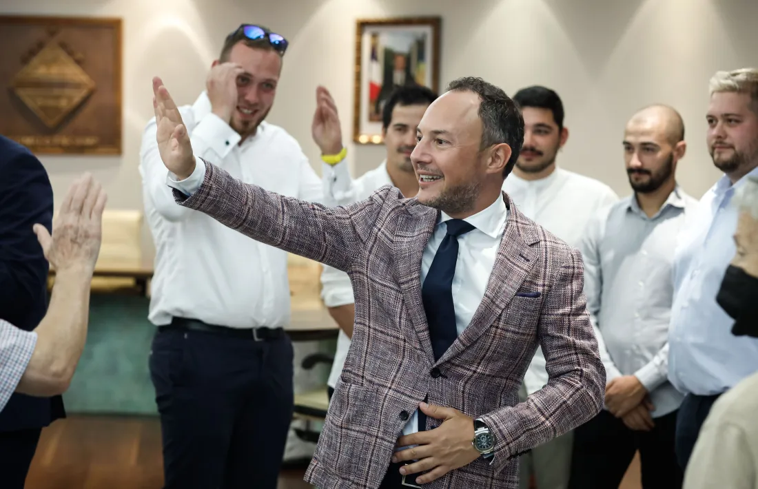 El cap de Govern, Xavier Espot, ha participat en els actes de la festa major d’Encamp avui.