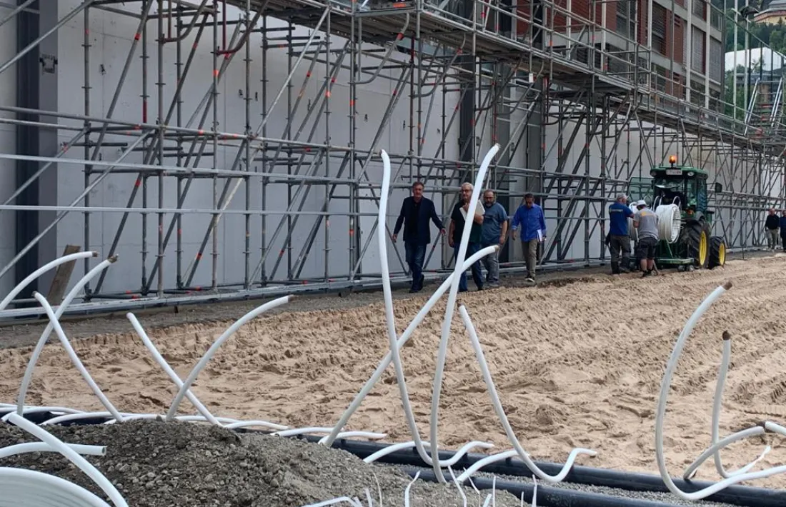 José Maria Cervantes, director d'instal·lacions i manteniment de LaLiga, a l'Estadi Nacional.