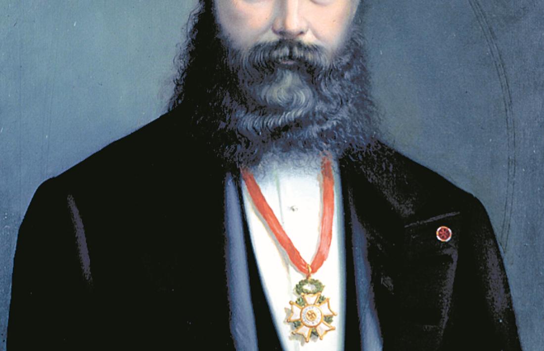 Retrat de Guillem d’Areny i Plandolit, el severíssim baró de Senaller (1822-1876).