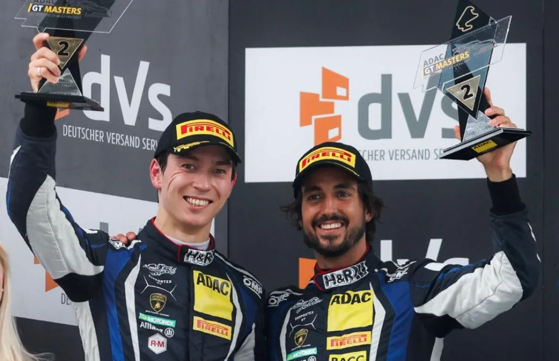 Albert Costa, al podi de Lausitzring.