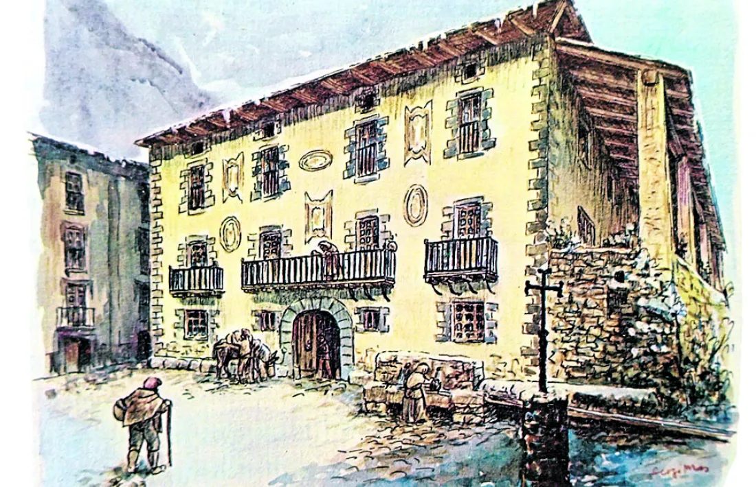 Reconstrucció ideal de la façana de casa Guillemó imaginada per Sergi Mas.