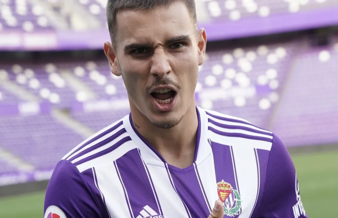 Hugo Vallejo amb el Reial Valladolid.