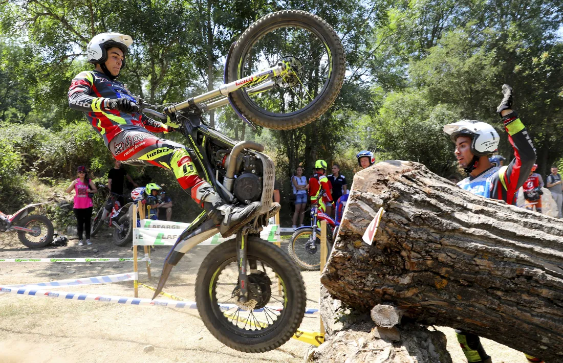 Gaudí Vall, a la prova de TrialGP de França en la categoria Trial2.