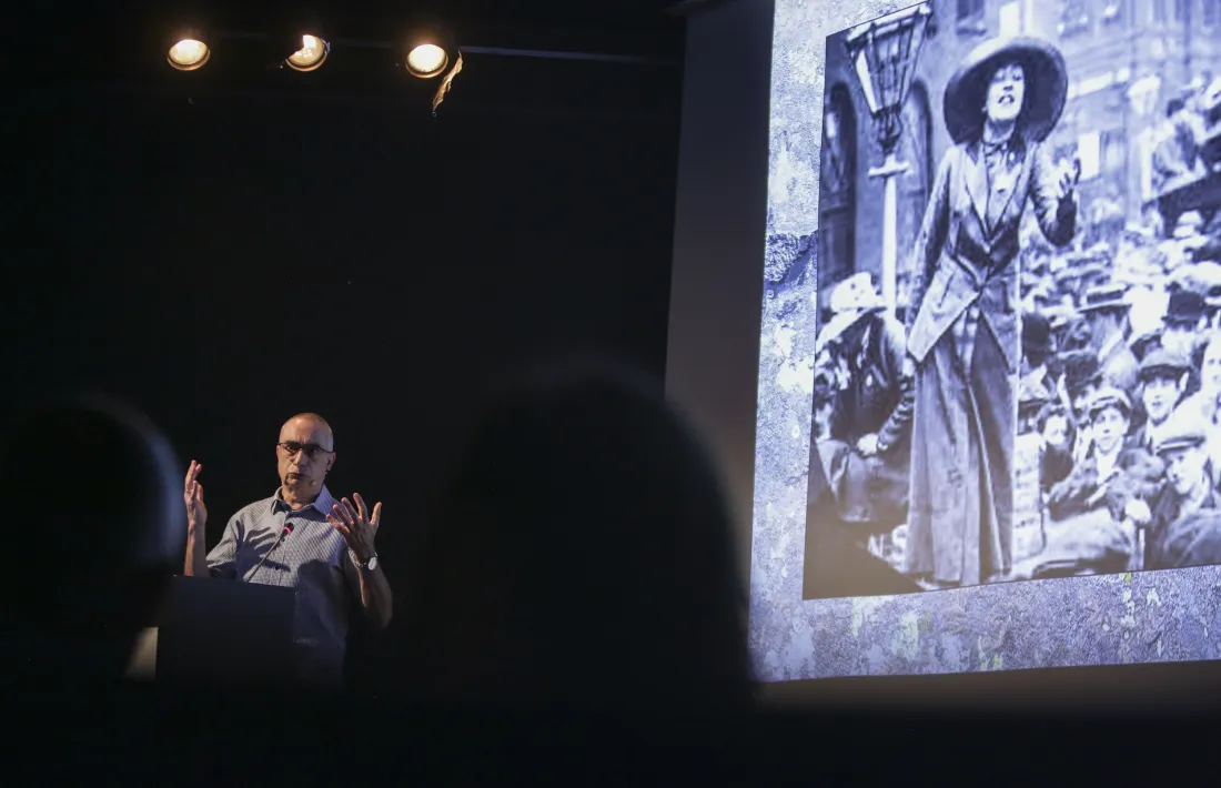 David Mas va ser l’encarregat, al matí, d’obrir les intervencions que es van succeir al llarg del dia al Centre cultural i de congressos lauredià. 
