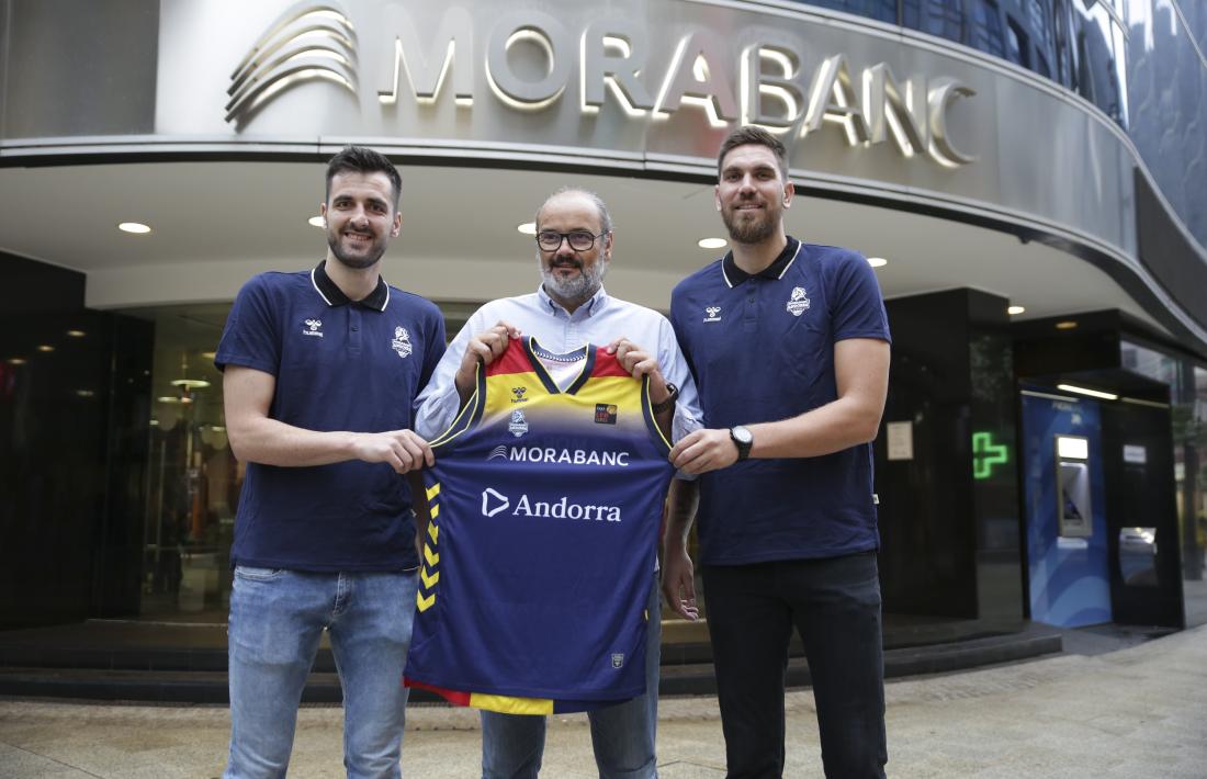 Mihajlo Andric i Marin Maric van ser presentats ahir oficialment a MoraBanc.
