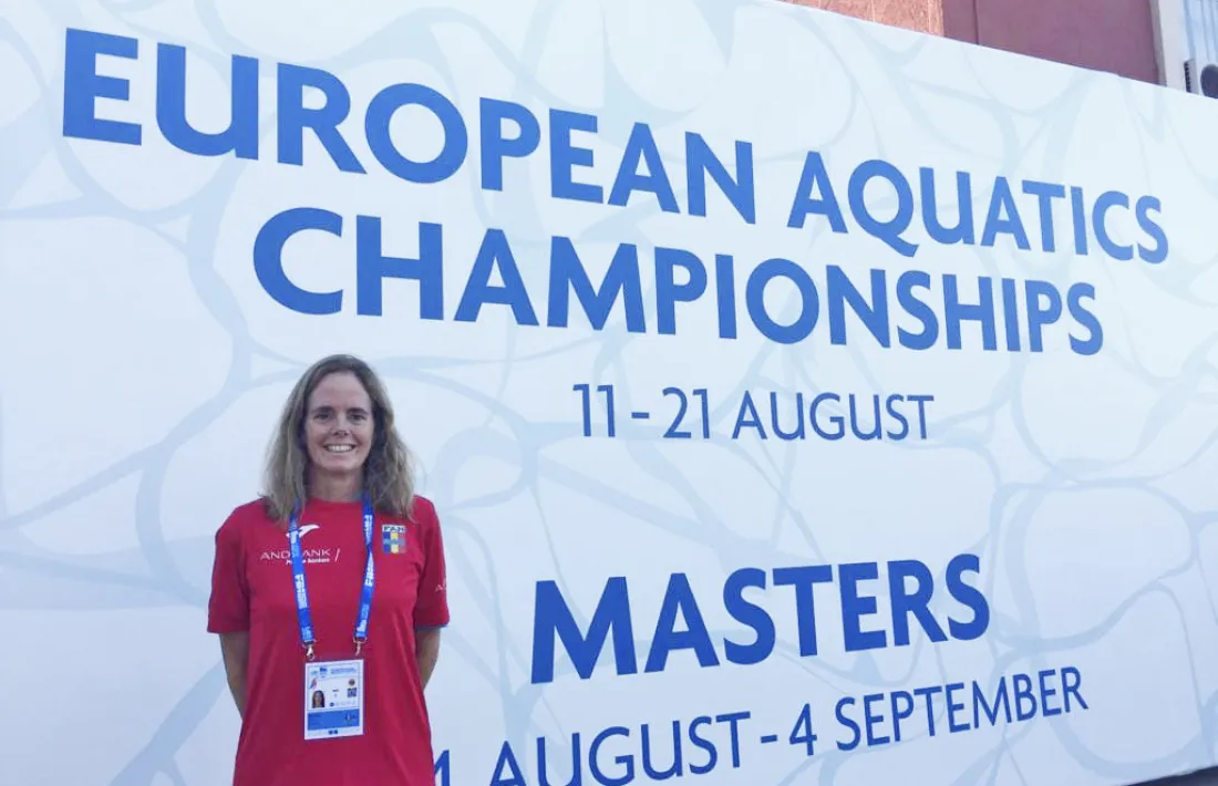 Eszter Abraham, al Fòrum Itàlic.