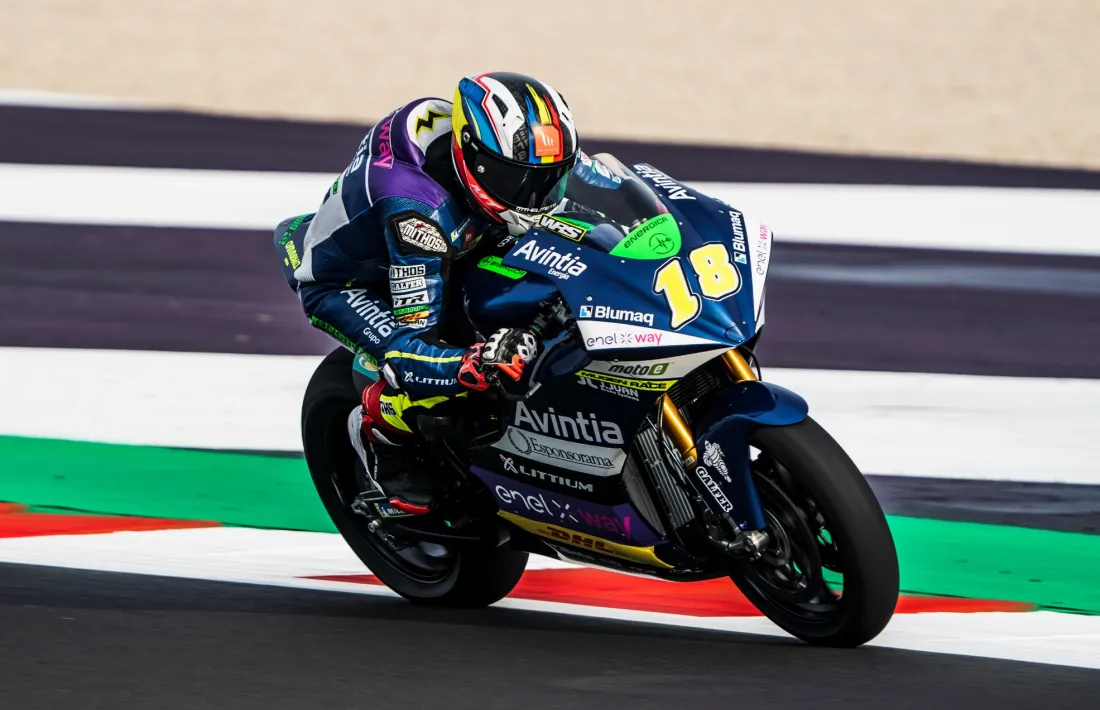 Xavi Cardelús va finalitzar ahir la temporada al circuit Marco Simoncelli de Misano.