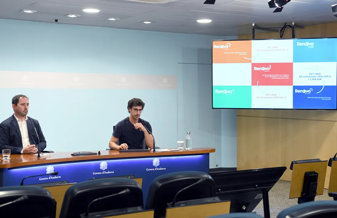 Miquel i Gomà han fet balanç avui de la convocatòria del programa Renova d’aquest exercici.