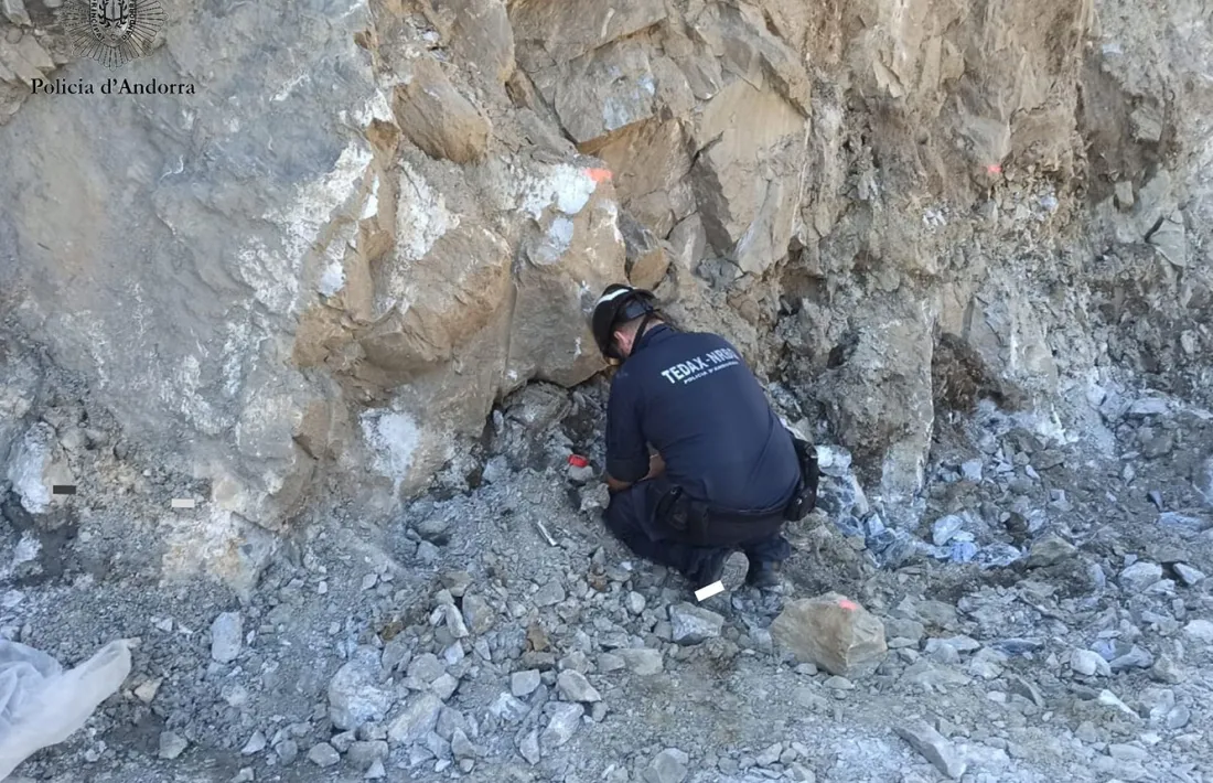 L'actuació del Tedax.