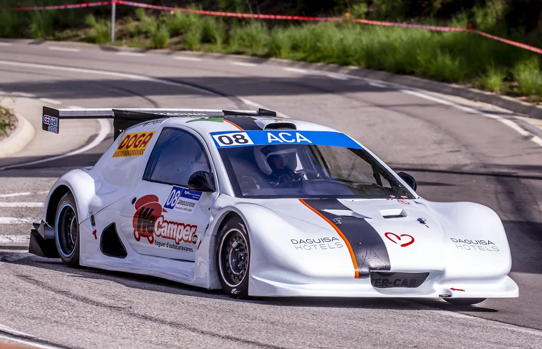 Ian Porté, amb el Silver Car S2.