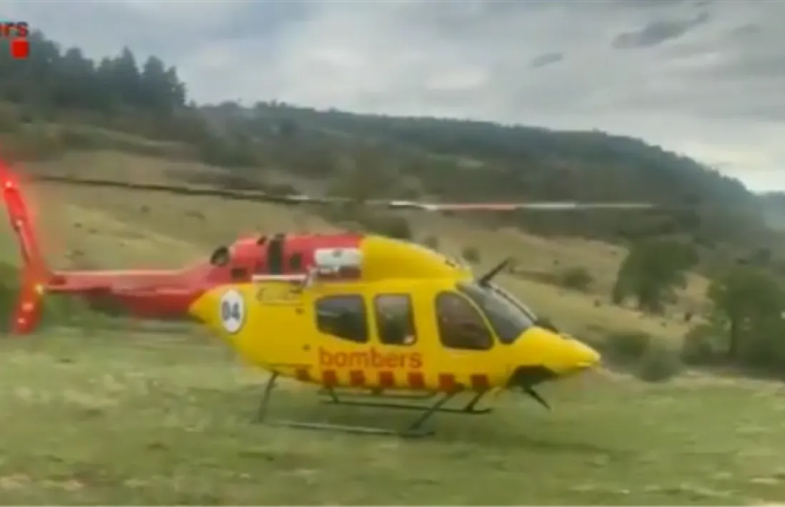 Imatge d'arxiu de l'helicòpter de rescat. 