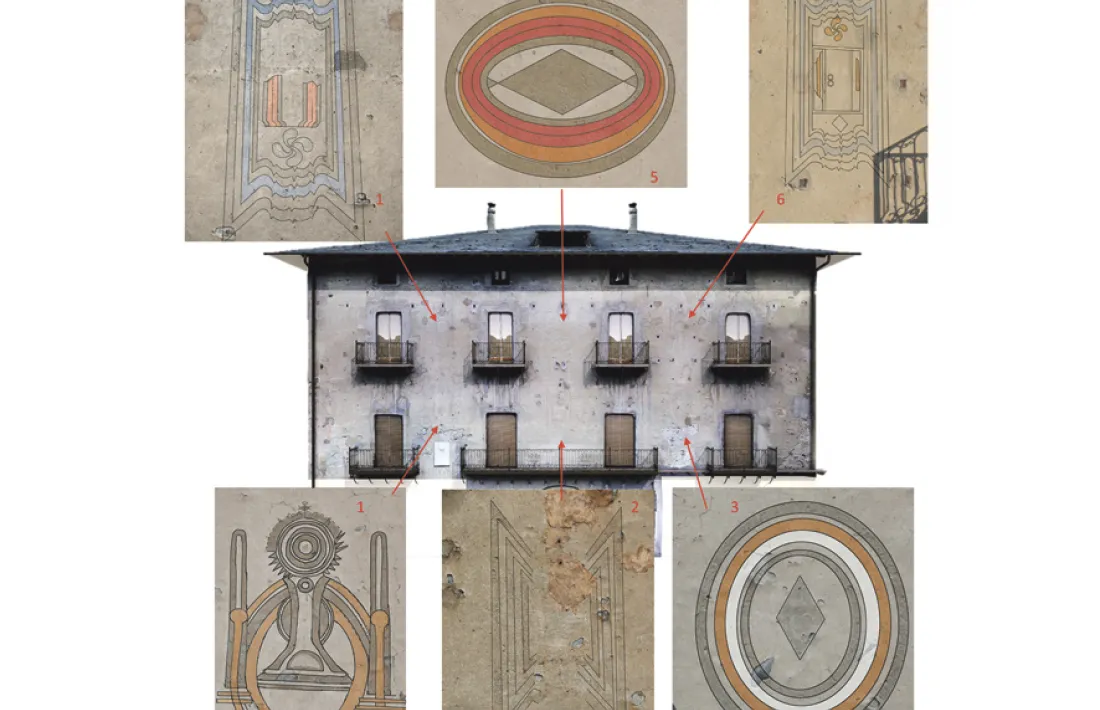 Detall dels medallons.