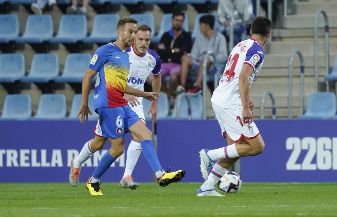Marc Aguado, el migcampista de l’FC Andorra cedit pel Saragossa, és ‘Il Metronomo’ d’Eder Sarabia.