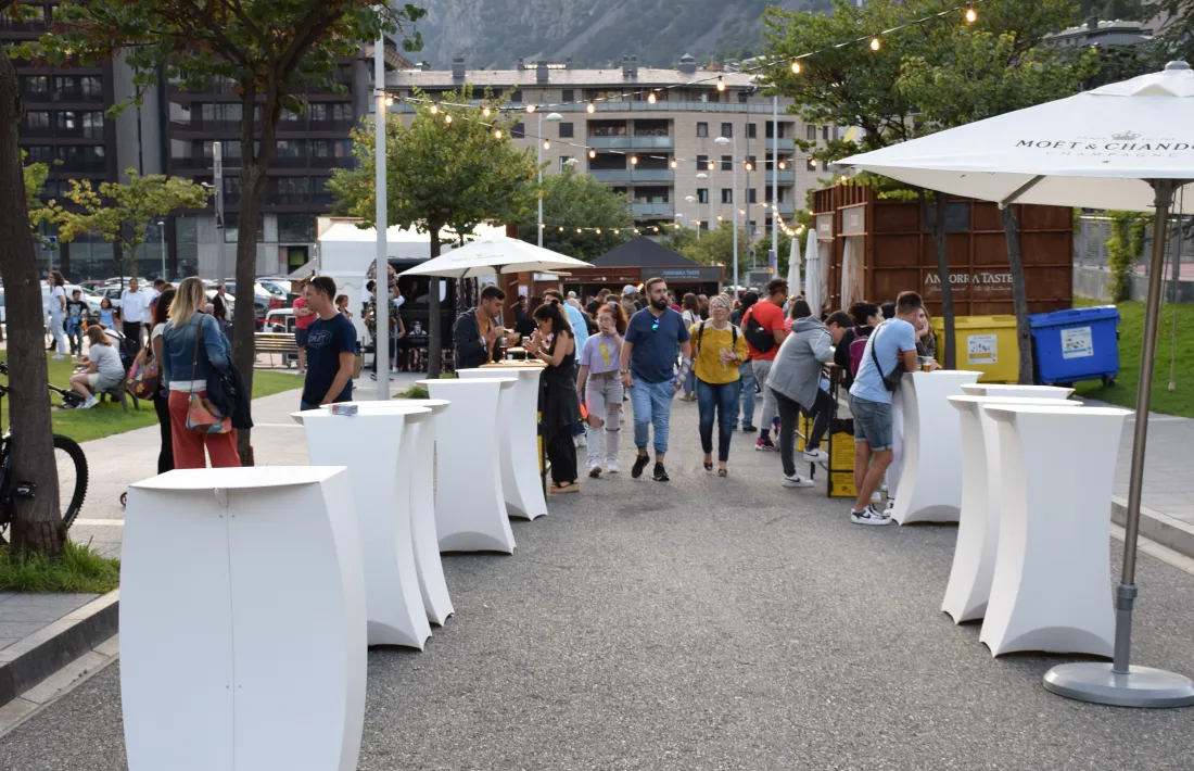 L'ambient a l'Andorra Taste Popular el darrer dia d'obertura.