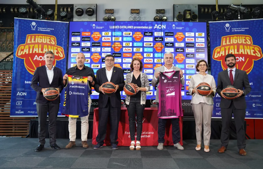 Gorka Aixàs, present a la presentació de la Lliga Catalana.