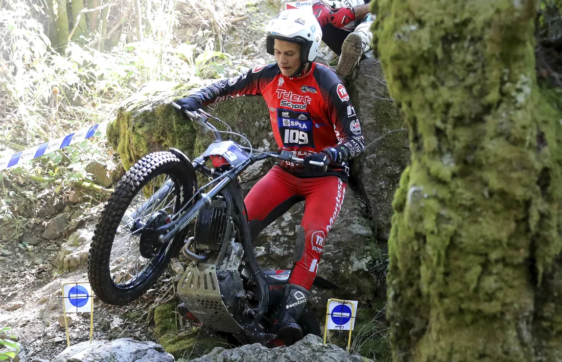 Jordi Lestang, al TrialGP d’Itàlia.