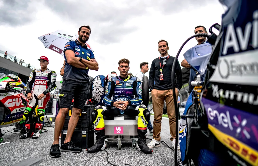 Xavi Cardelús tanca el curs de les motos elèctriques.