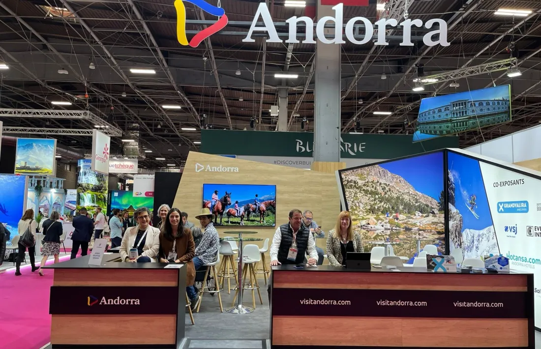 L'estand d'Andorra a la Fira IFTM Top Resa.