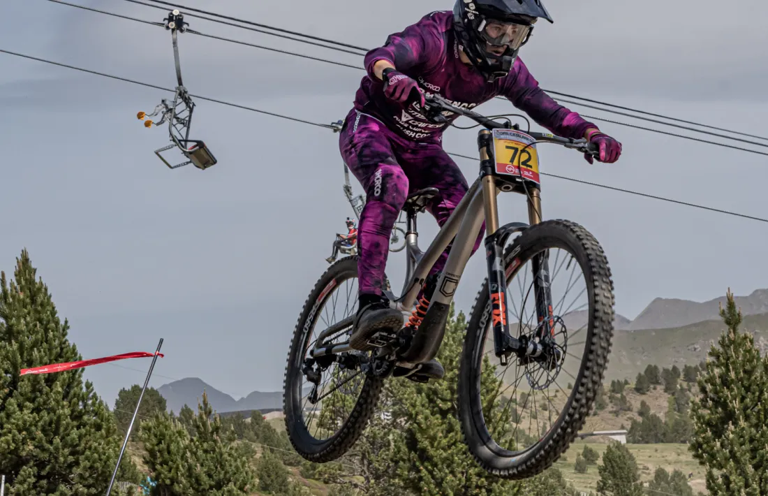 Arnau Graslaub, en acció.