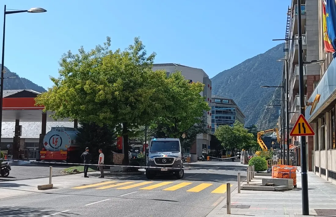 La policia ha acordonat la zona aquest migdia.