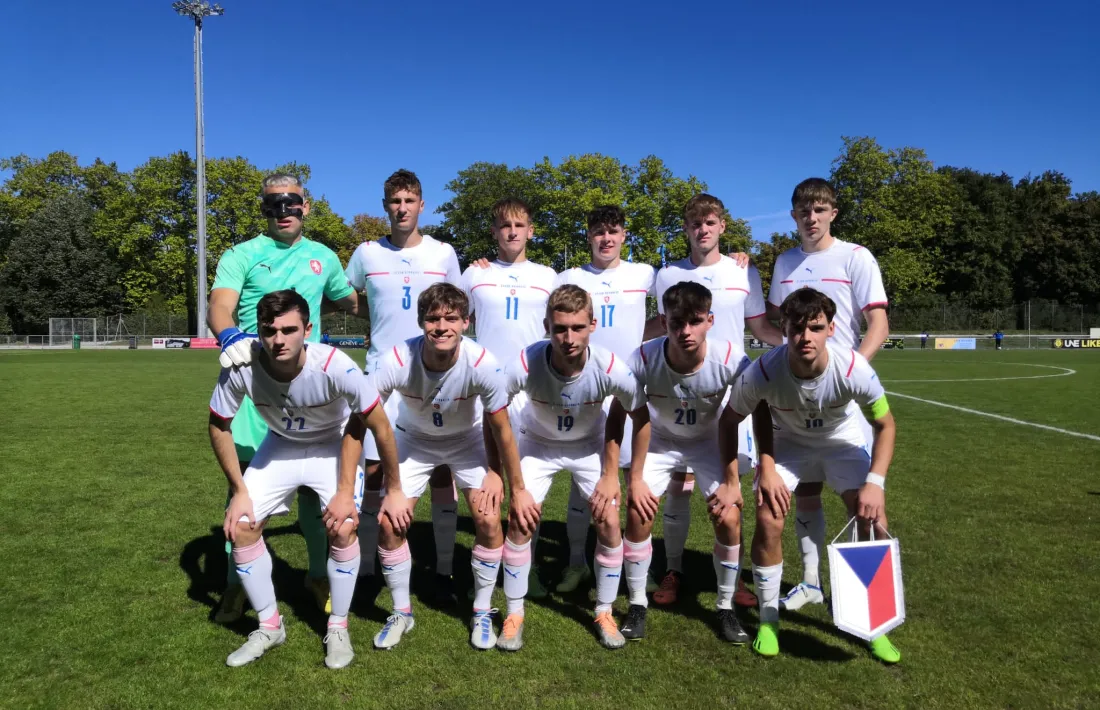 La selecció txeca, a Meyrin.