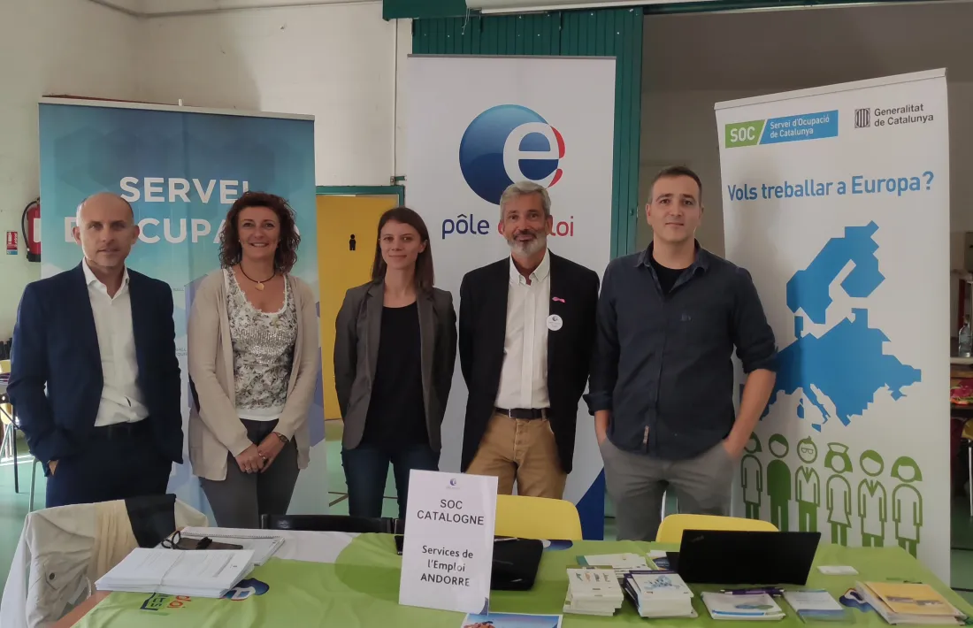 Alguns dels membres que van participar a les jornades de captació de treballadors.