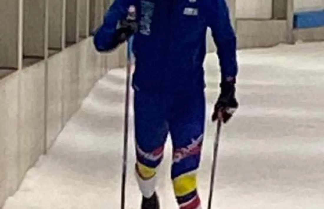 Irineu Esteve, a Oberhof.