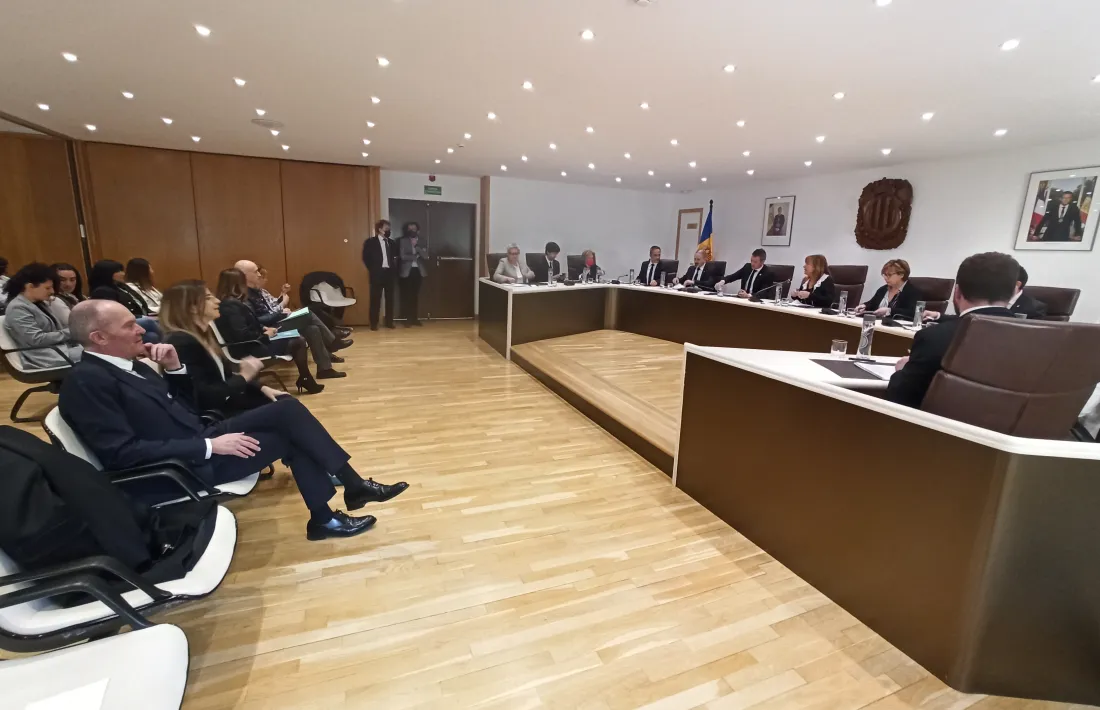 Una sessió del consell de comú d'Andorra la Vella.