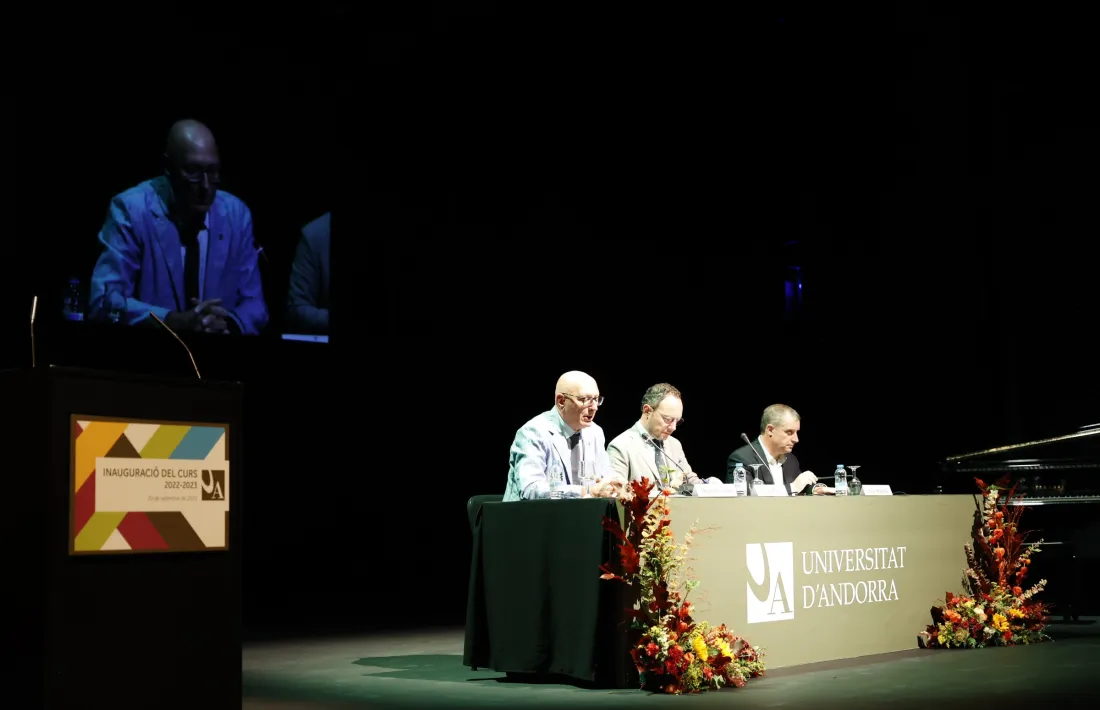 Un instant de la inauguració del curs de l'UDA.