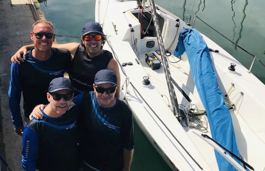 La tripulació del J70 andorrà a les Winter Series