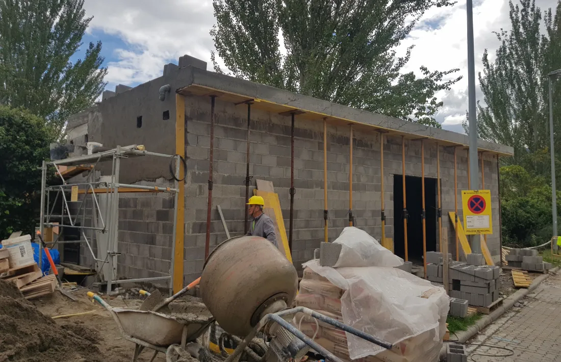 La caldera de biomassa que instal·la l'Ajuntament de la Seu d'Urgell. 