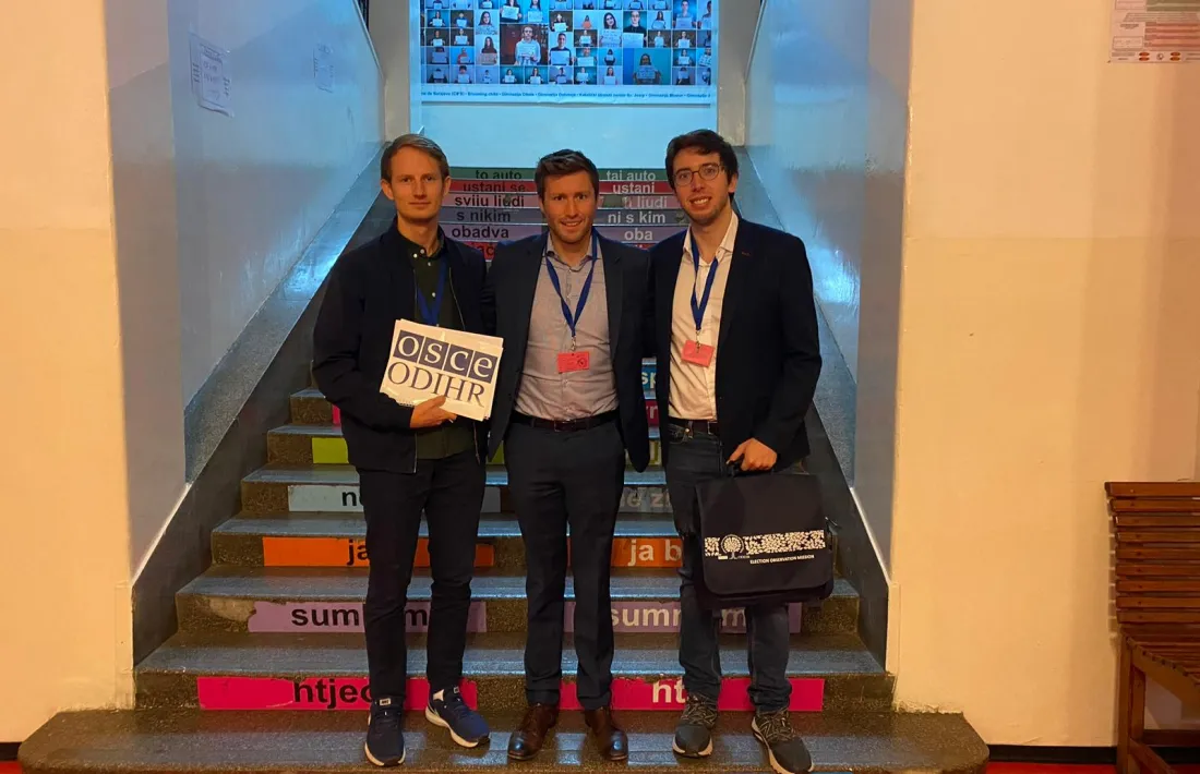 Ferran Costa i Roger Padreny a Bòsnia.