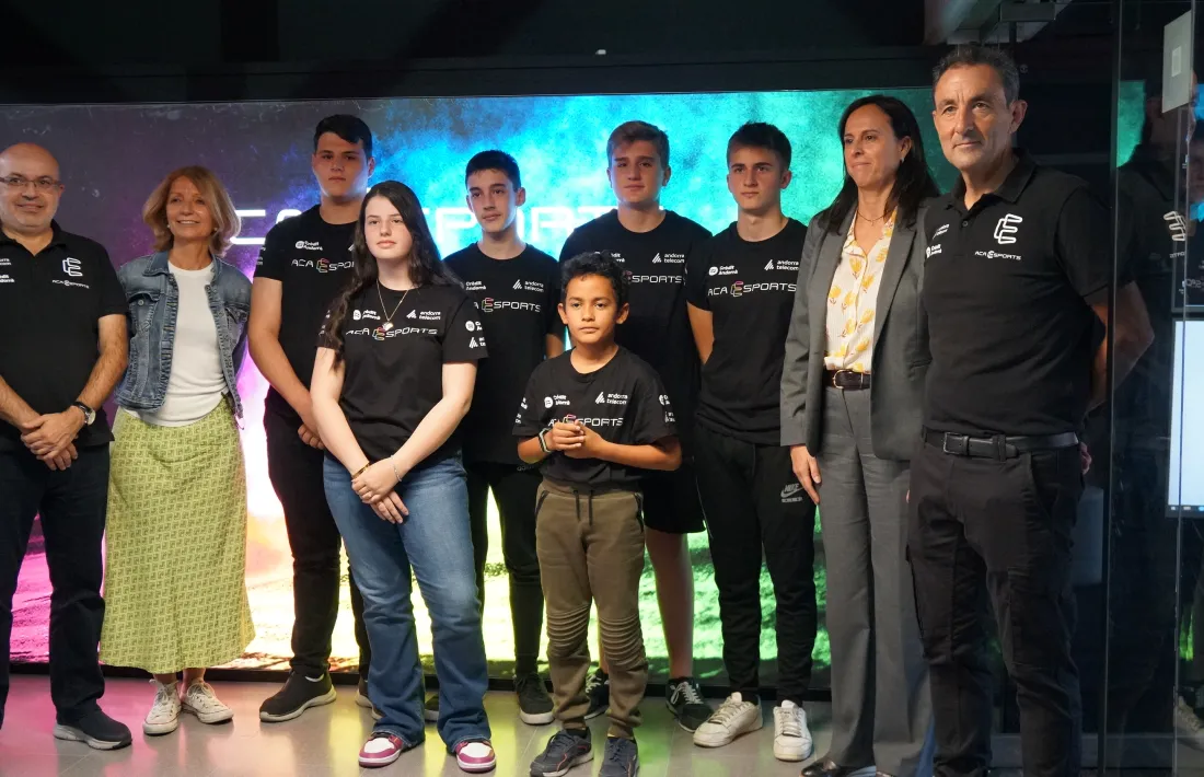 Els joves que formen part de l’ACA eSports Academy.