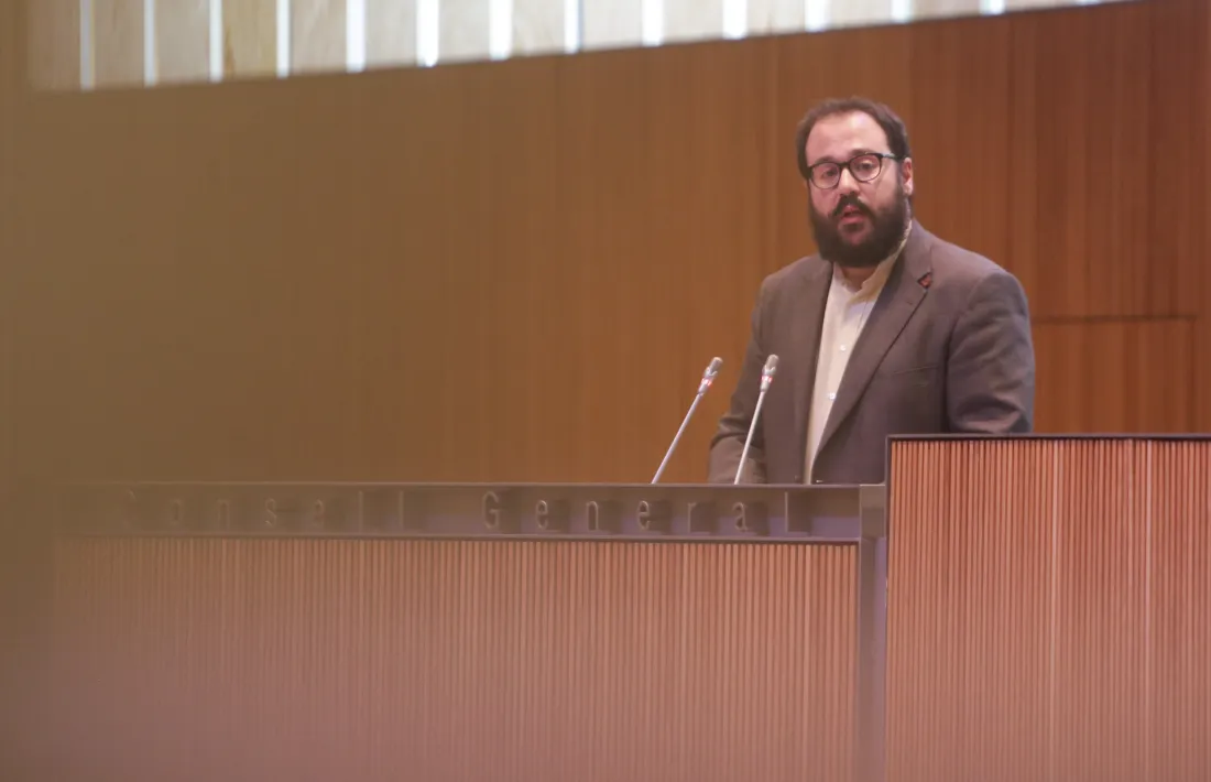 El conseller general del PS Carles Sánchez.