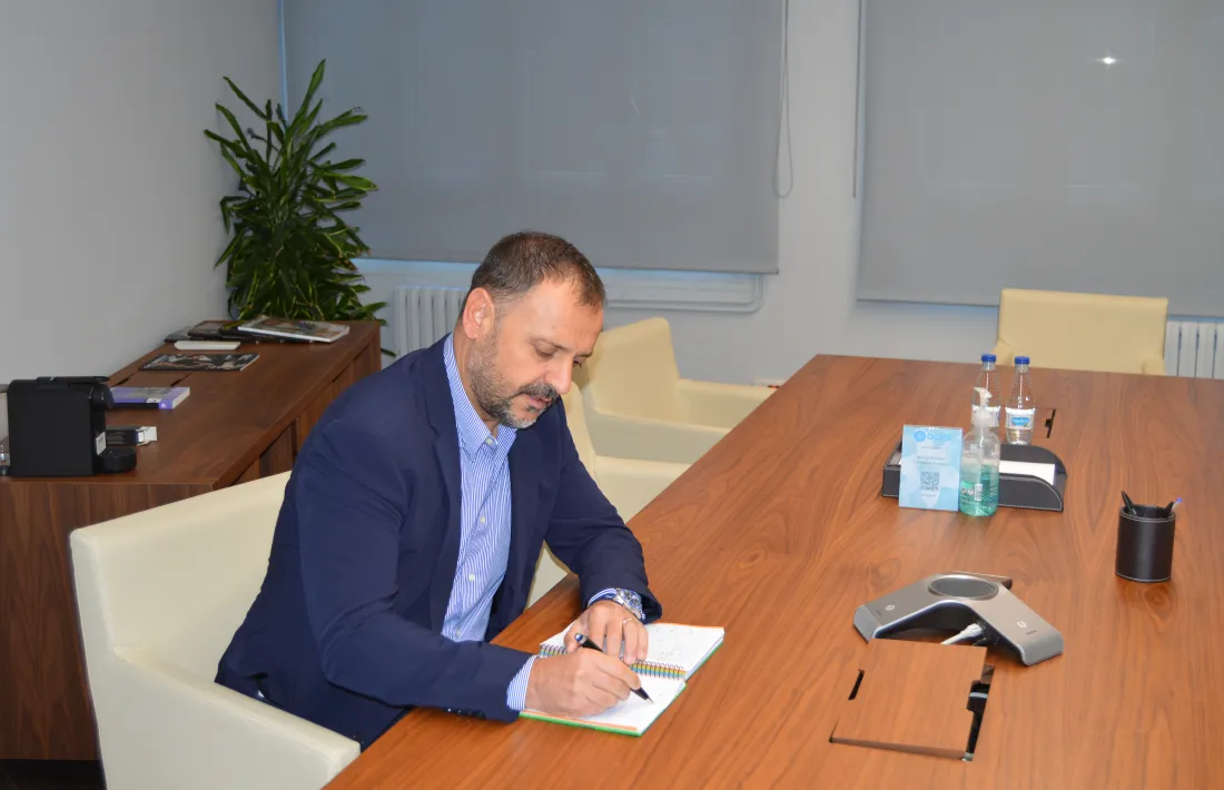 El degà del Col·legi Oficial d’Economistes d’Andorra, Eduard Jordi.