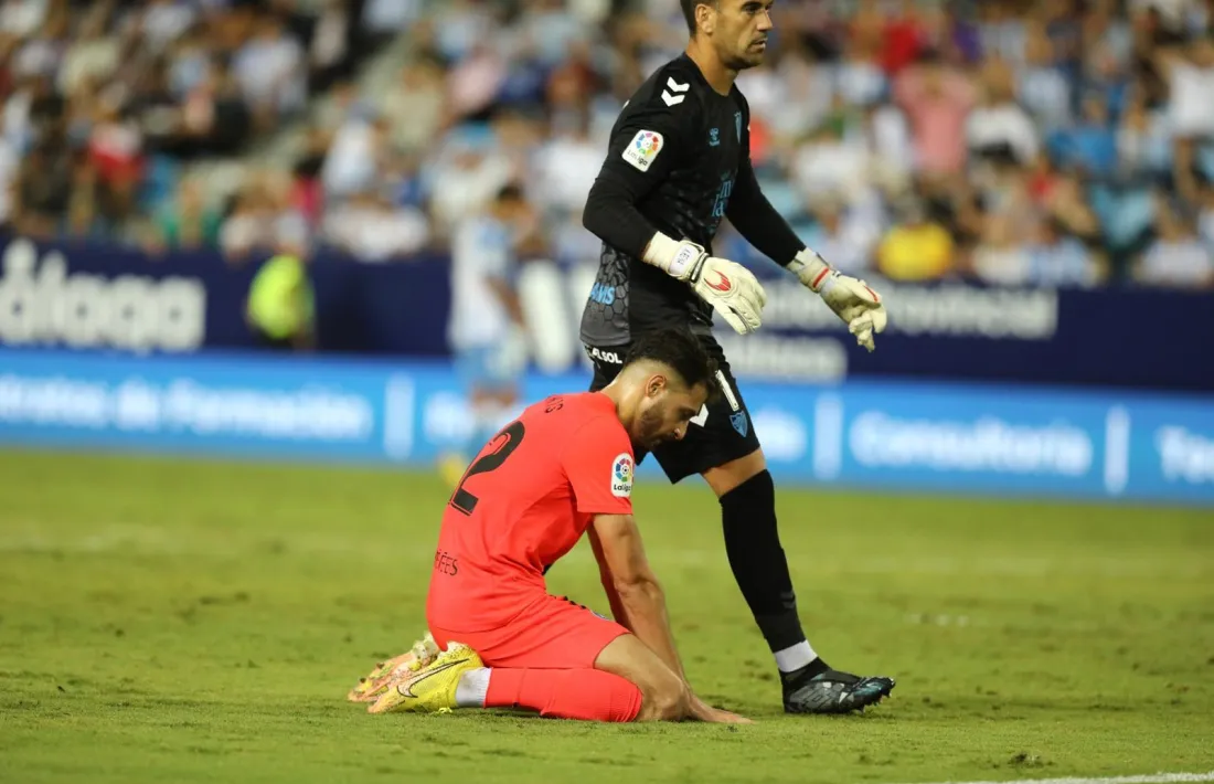 Sinan Bakis, aquesta vegada no va ser el golejador de l’FC Andorra i va fallar dues ocasions clares davant Manolo Reina.